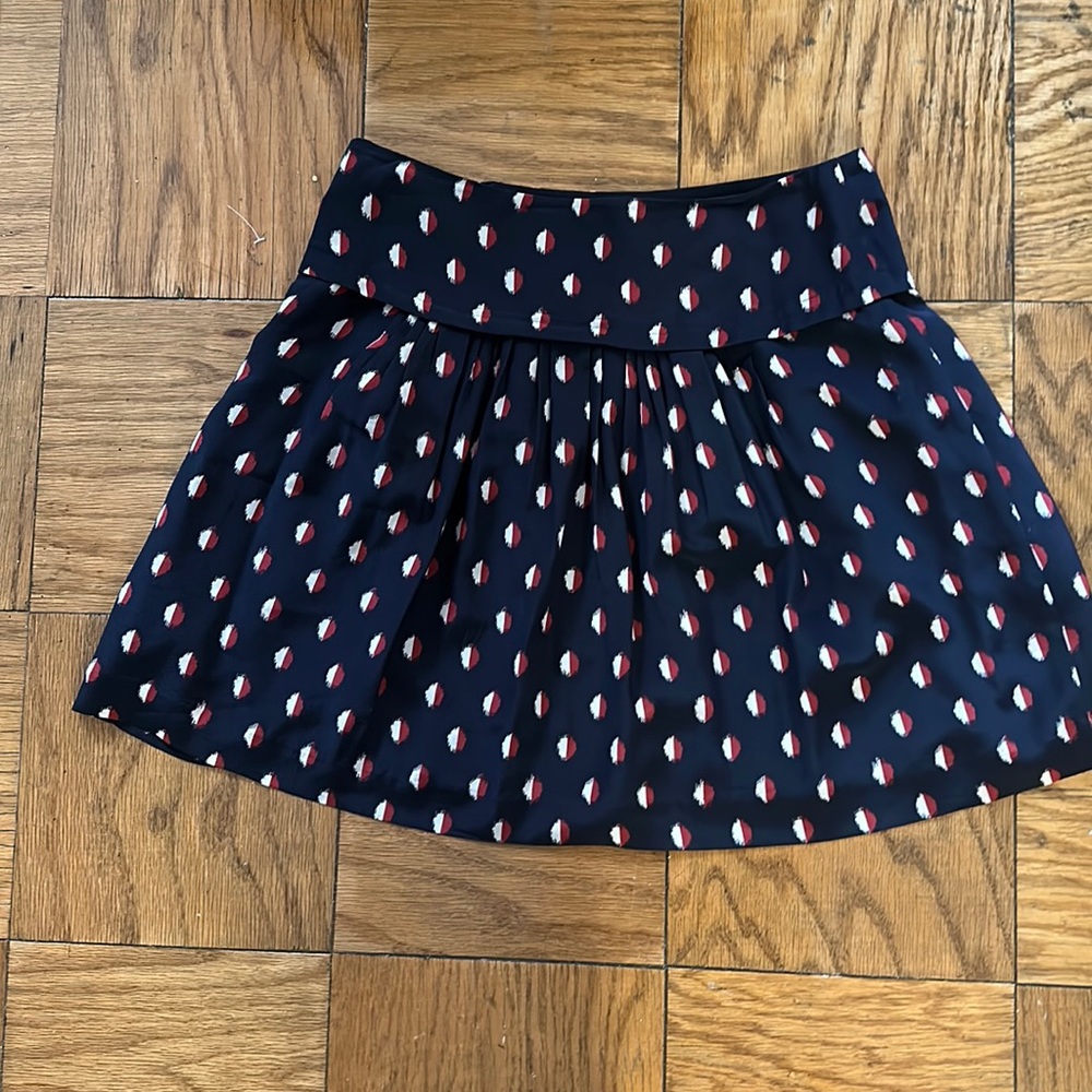 Madewell dropwaist mini skirt